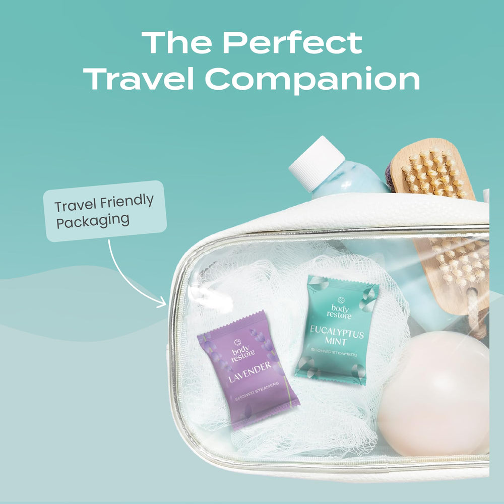 Body Restore compact pack fits small spaces with aroma