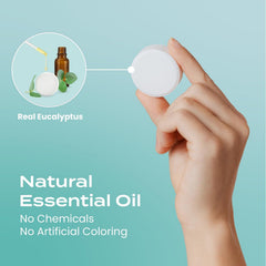 Body Restore menthol cool scent steamers for an energizing shower