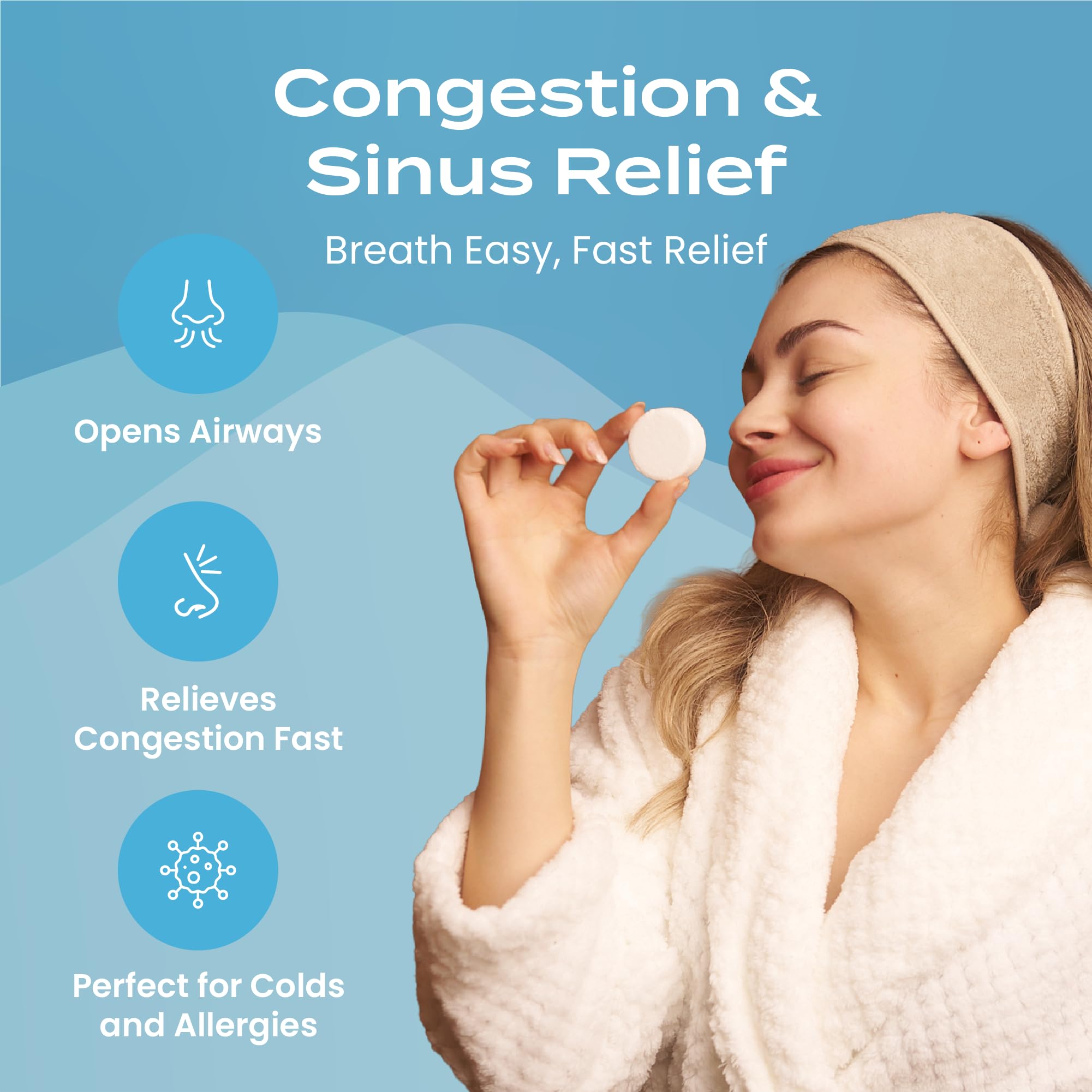 Body Restore stress-relief steamers highlight calming scents to unwind after work.