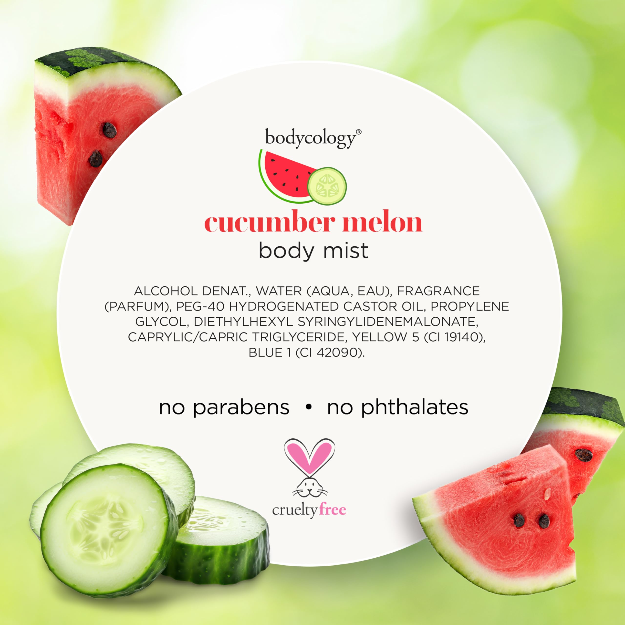 Bodycology Cucumber Melon pairing with Shea Butter cream routine for layering fragrance.