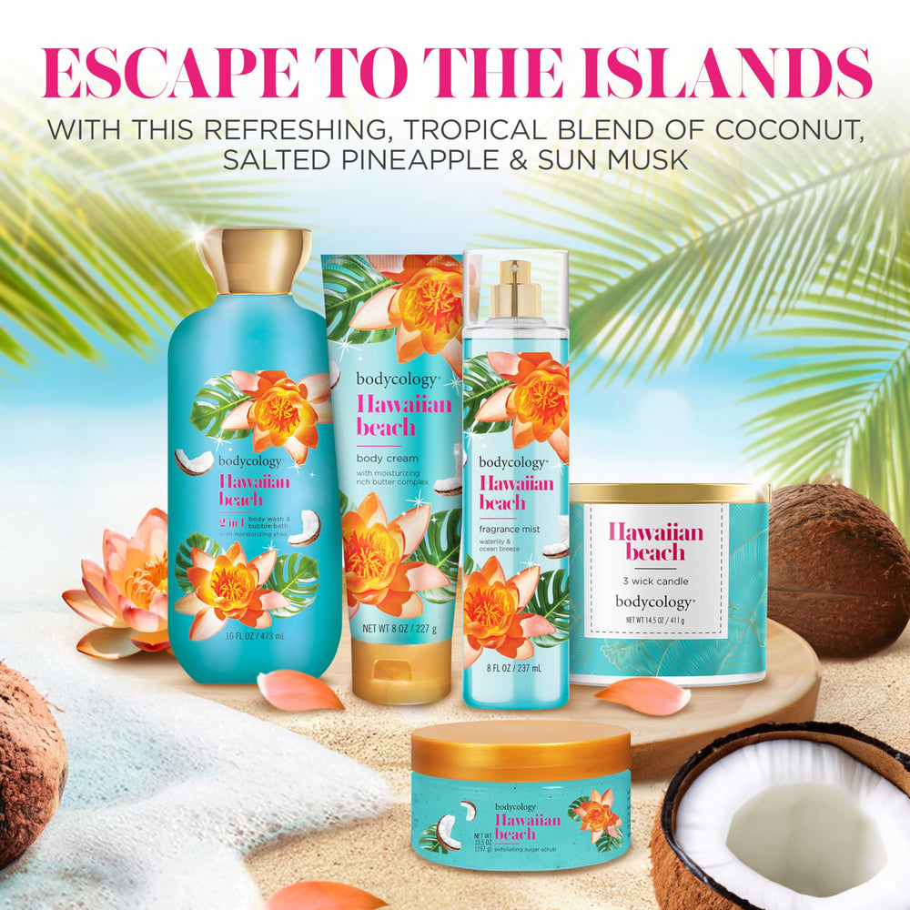 Bodycology Hawaiian Beach mist in air for quick refresh