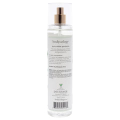Bodycology Pure White Gardenia Mist spritz for easy, light fragrance diffusion.