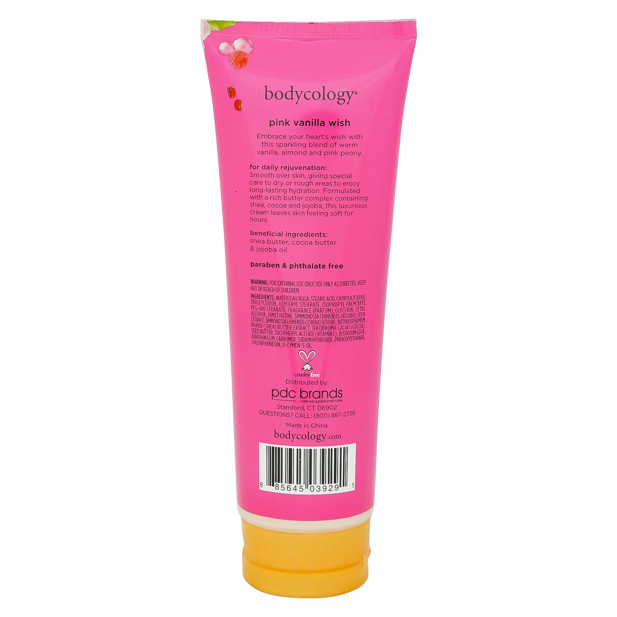 Bodycology Shea Butter Cream texture showing rich hydration.