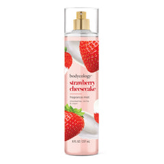 Bodycology Strawberry Cheesecake Body Mist bottle ready for daily wear
