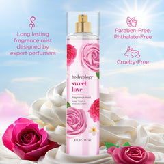 Bodycology Sweet Love amber and musk warmth scents the skin softly