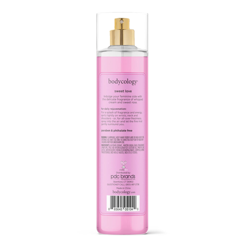 Bodycology Sweet Love gift-ready packaging ideal for a charming present
