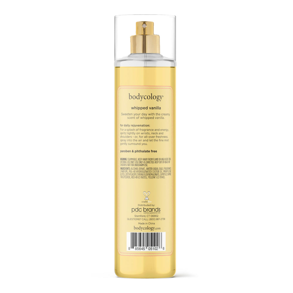 Bodycology Vanilla decadence close-up highlights sweet aroma for daily use.