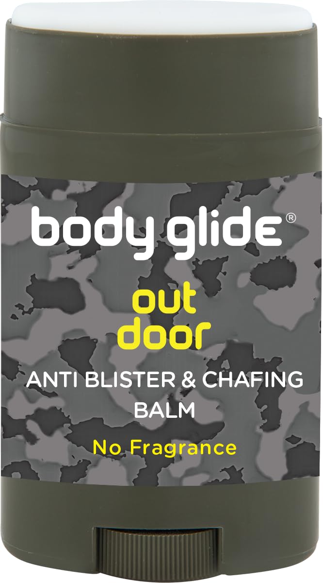 BodyGlide bálsamo antirozaduras en stick, protección seca contra rozaduras de ropa