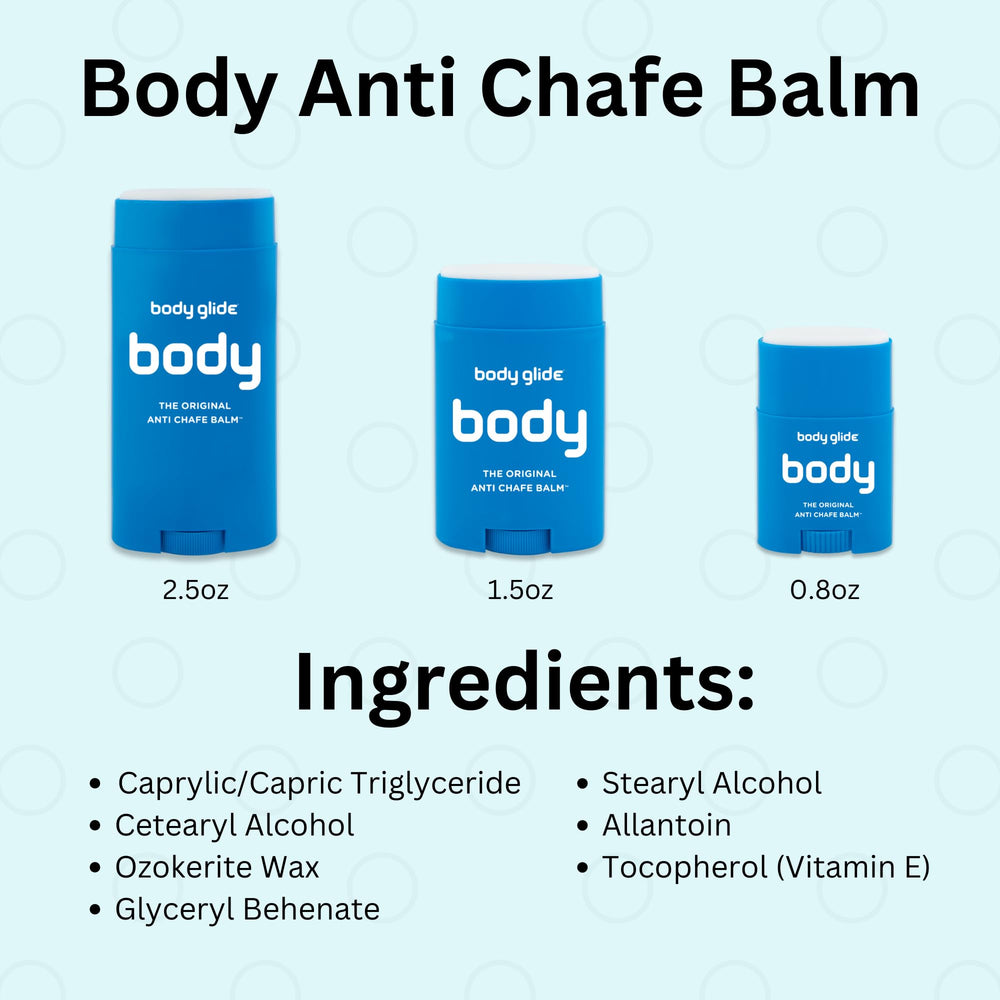 BodyGlide Original bálsamo para uso diario, piel suave y comodidad sostenida.