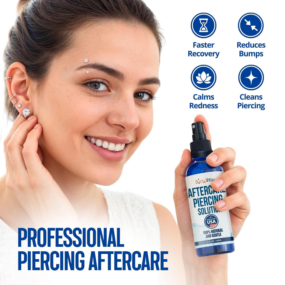 BodyJ4You aplicacion directa evita tocar el piercing