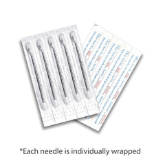 BodyJ4You essential piercing kit image featuring sterile, individually sealed needles.