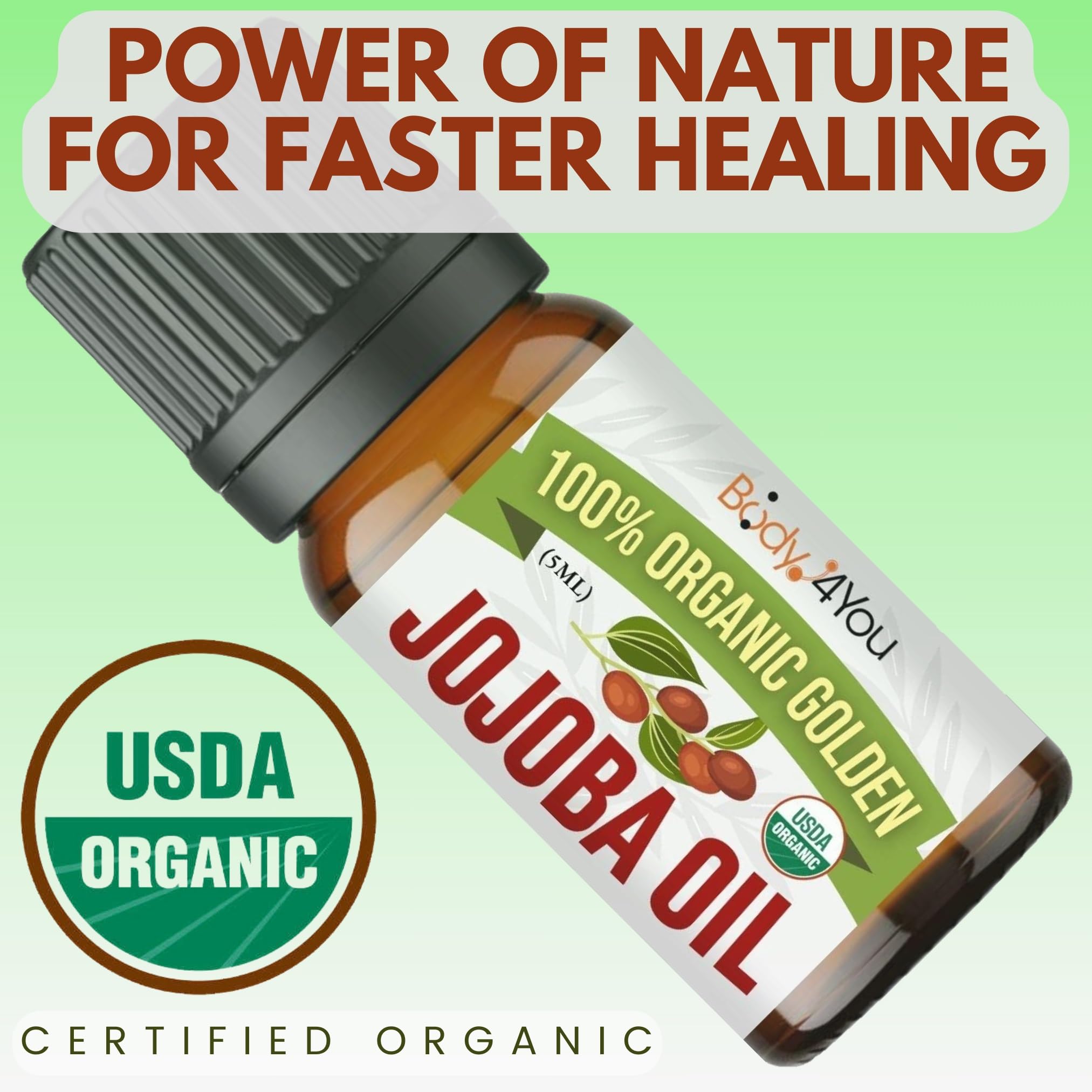 BodyJ4You jojoba oil for stretching care reduces irritation