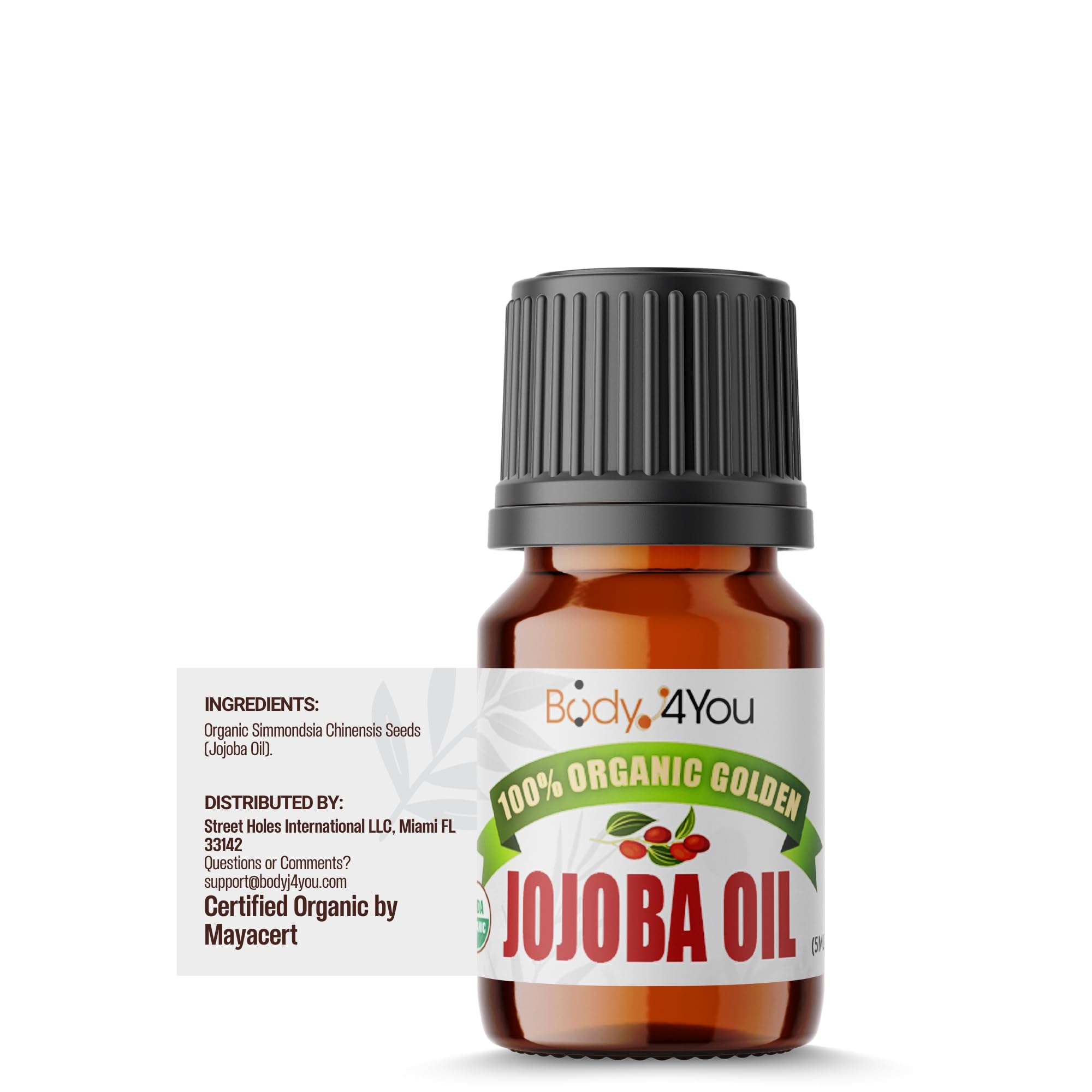BodyJ4You jojoba oil produced in USA with trusted manufacturing