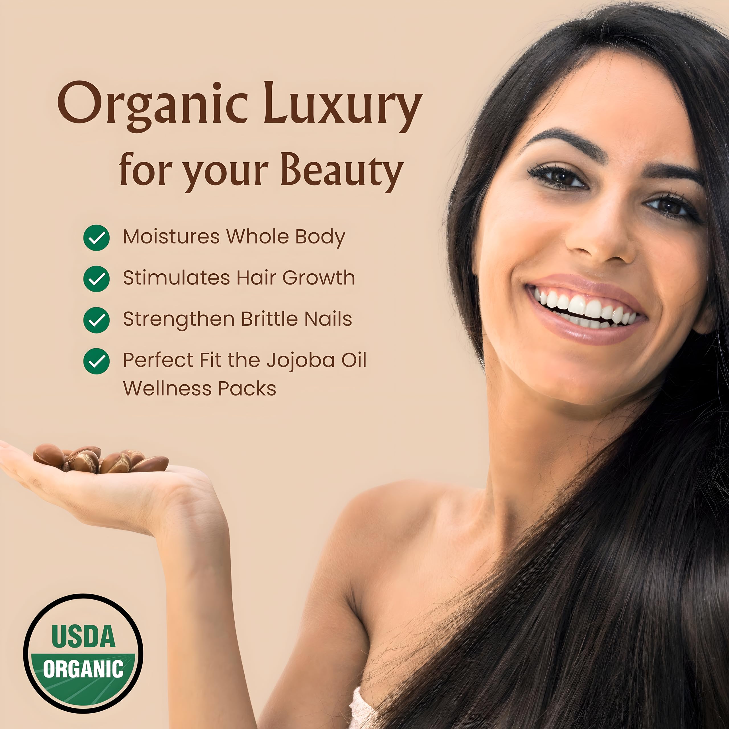 Hair care use with jojoba oil for shine and manageability