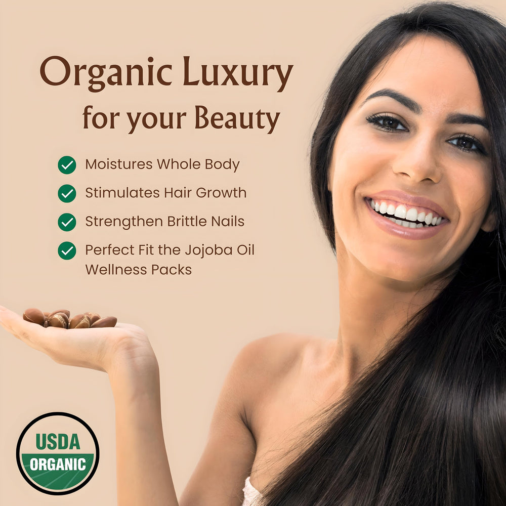 Hair care use with jojoba oil for shine and manageability