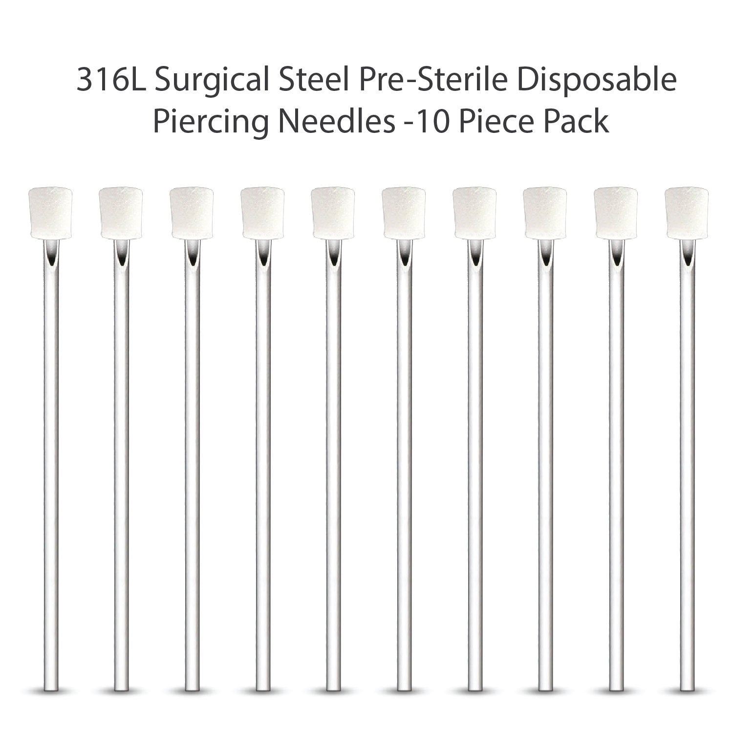 BodyJ4You needles compatible with nose, septum, ear and more piercing sites