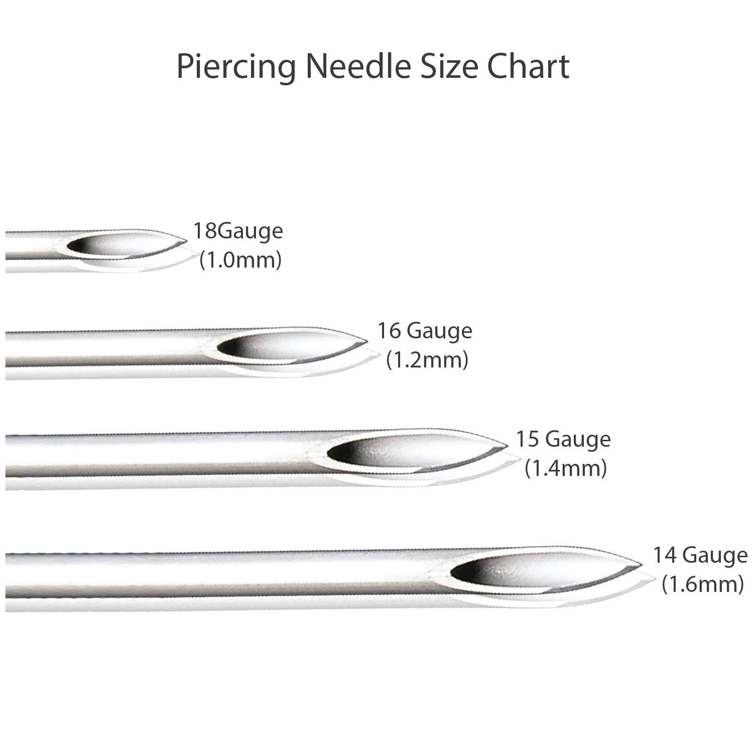 BodyJ4You professional piercing accessory set for multiple piercing types.