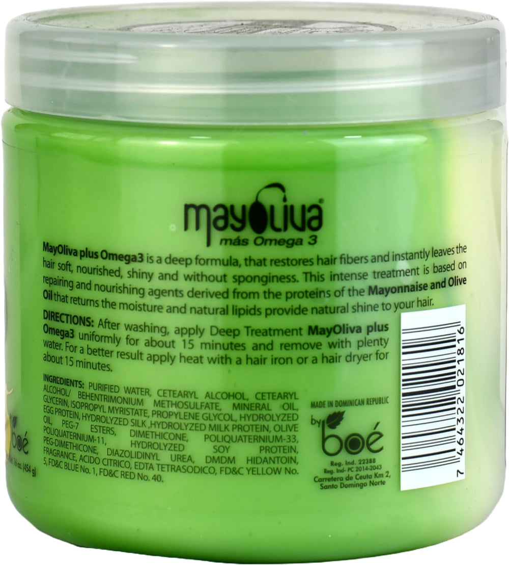 BOÉ Mayoliva Omega 3 cabello seco y dañado luce suave y brillante