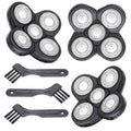 BOEEA 3-Pack Blade Refills for Freebird Shaver — 5-Blade Replacement Heads for Bald Men