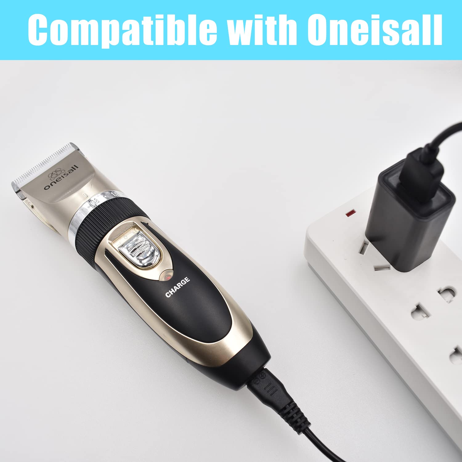 BOEEA compatible with SUPRENT clippers highlights travel-friendly charging option.