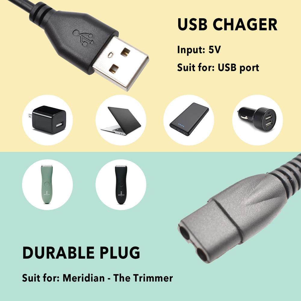 BOEEA Meridian charger cable designed for travel and bedside charging