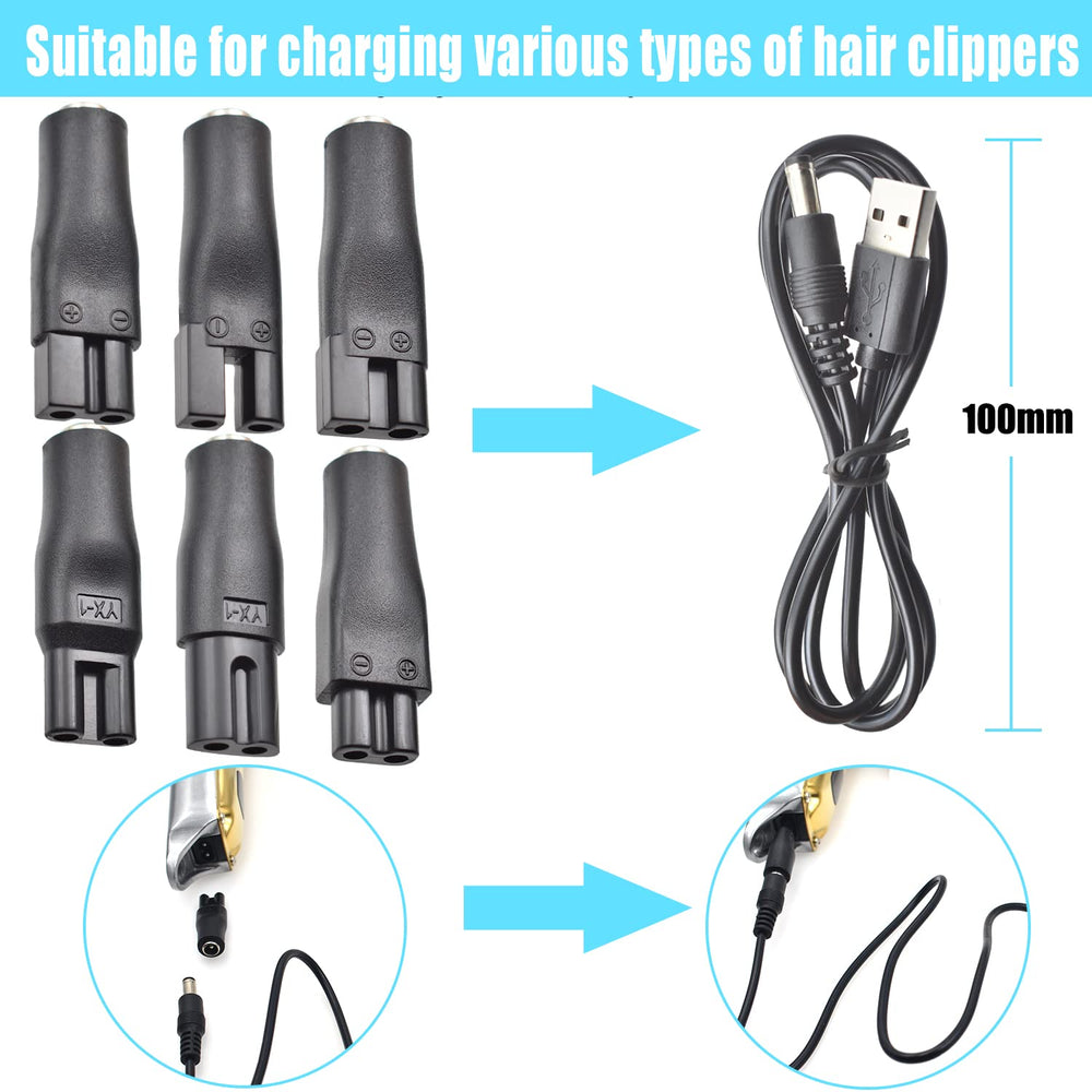 BOEEA sealed packaging shows six heads and USB adapter included.