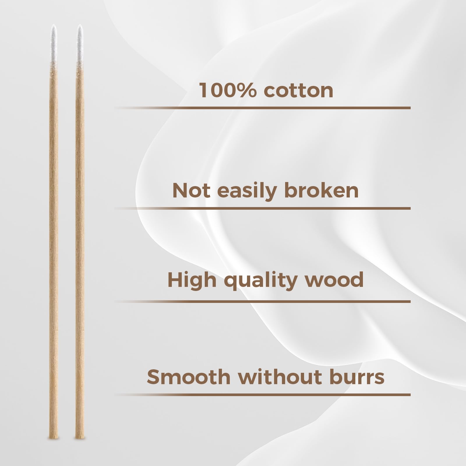 Boesma cotton swabs ideal for nail polish cleanup and small fixes.