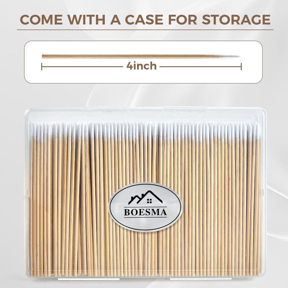Boesma four inch swabs are travel friendly and compact.