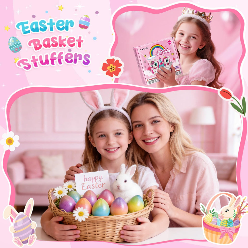 Bofuoos nine-pack bath bombs with vibrant colors for entertaining baths.