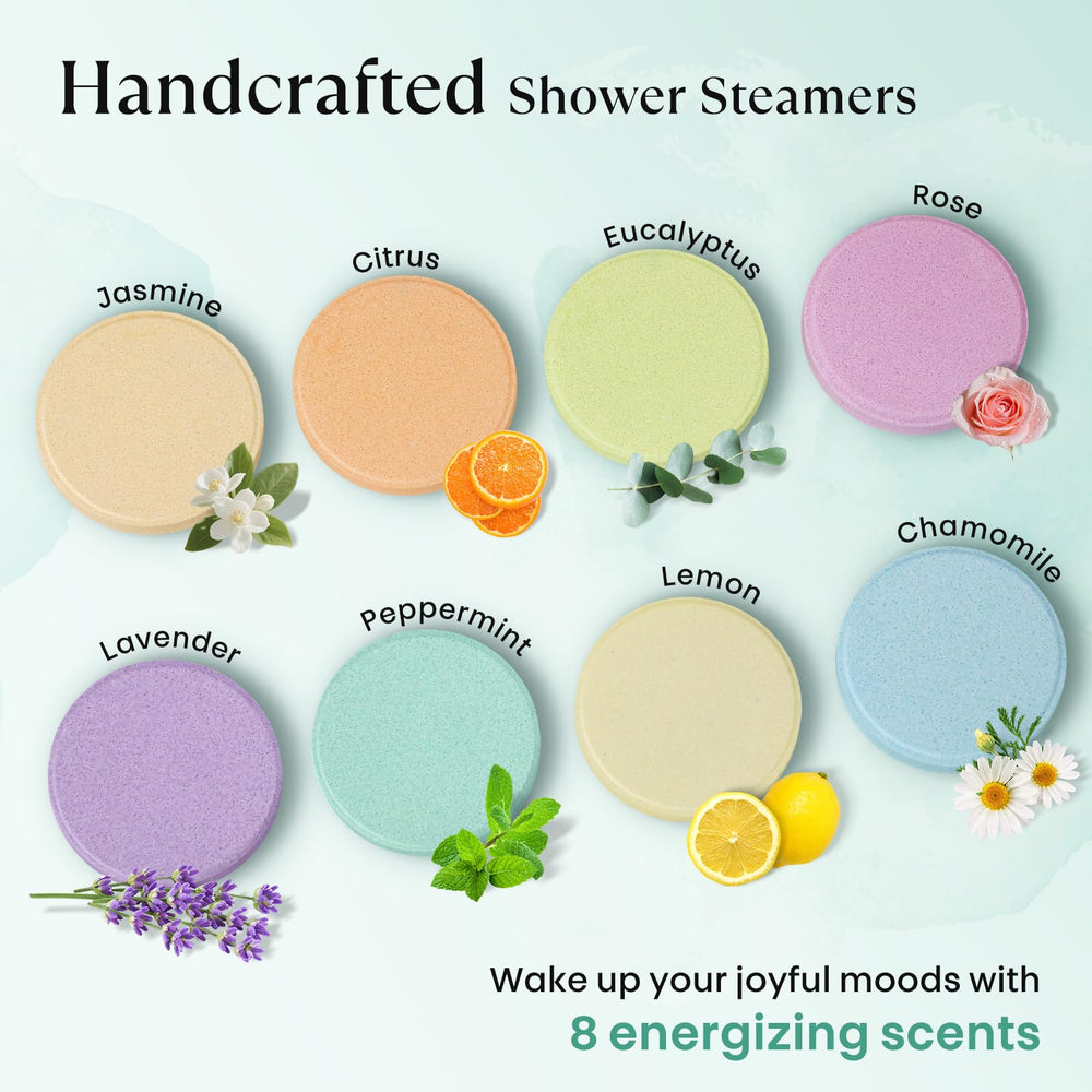 Bofuoos eucalyptus shower steamer for refreshing calm and focus.