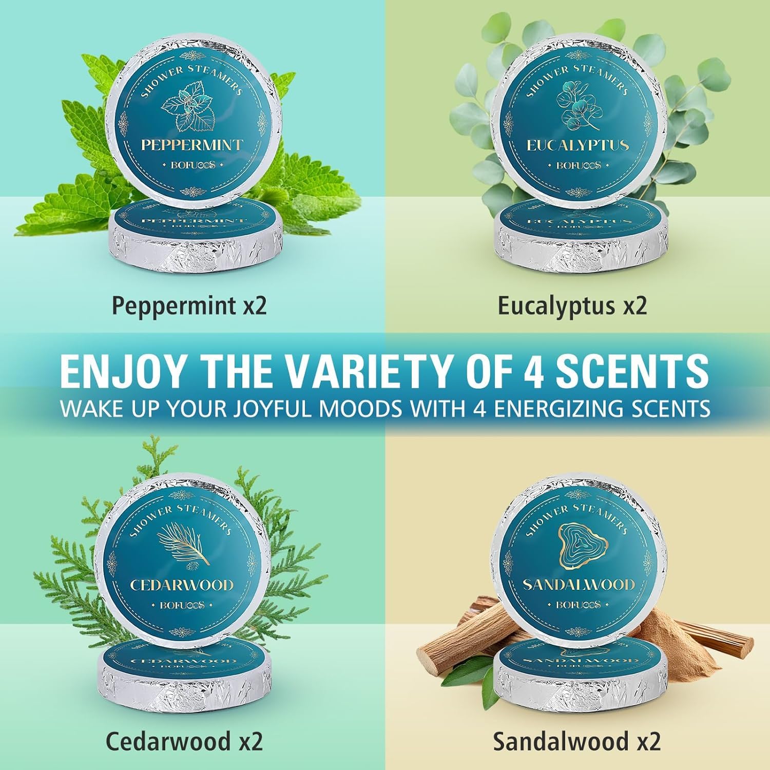 Bofuoos long-lasting fragrance steamers keep scent throughout the shower