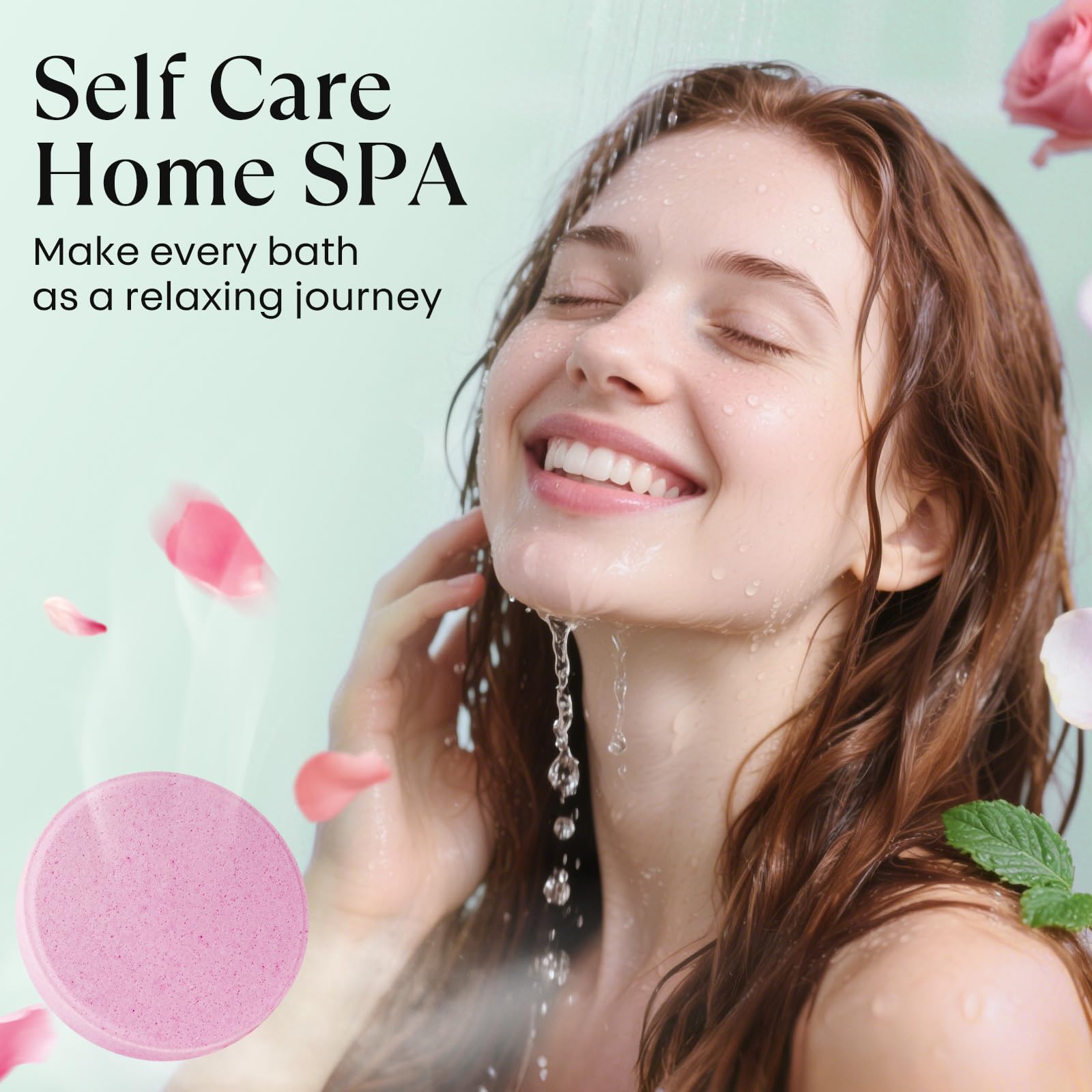 Bofuoos lemon shower steamer for a fresh mood boost.