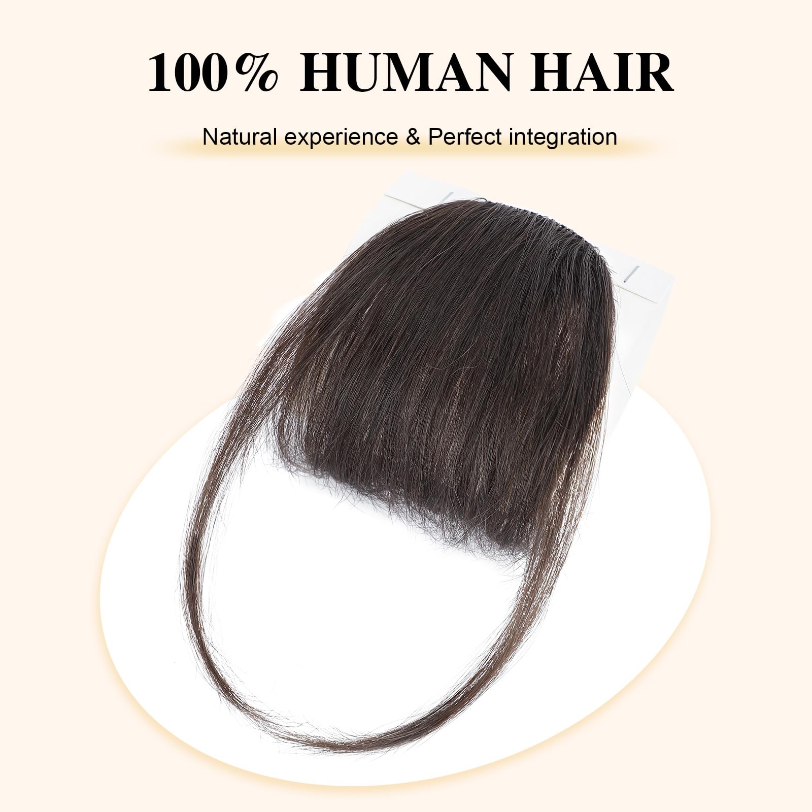BOGSEA bangs with temples blend seamlessly with your hairline for daily wear.