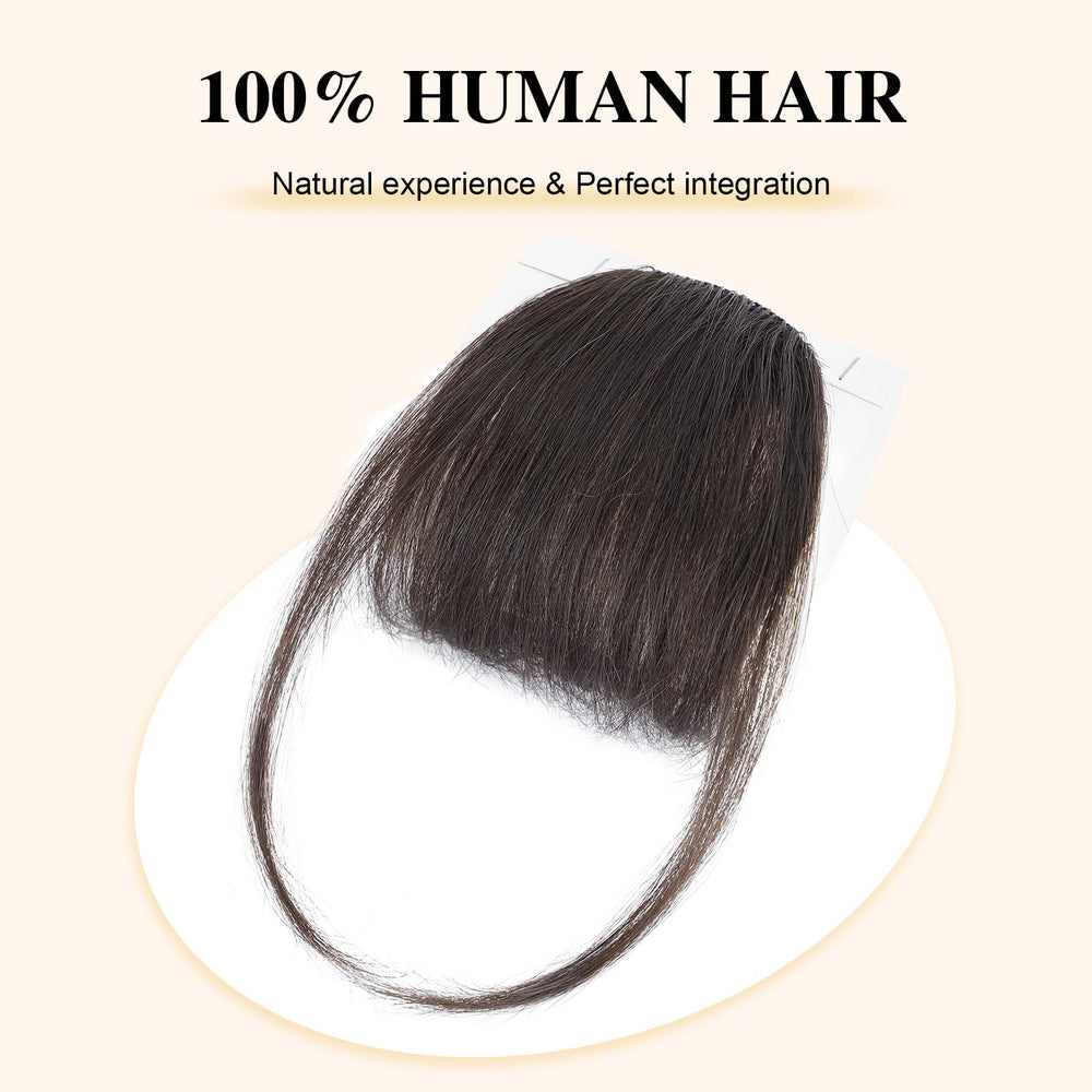 BOGSEA bangs with temples blend seamlessly with your hairline for daily wear.