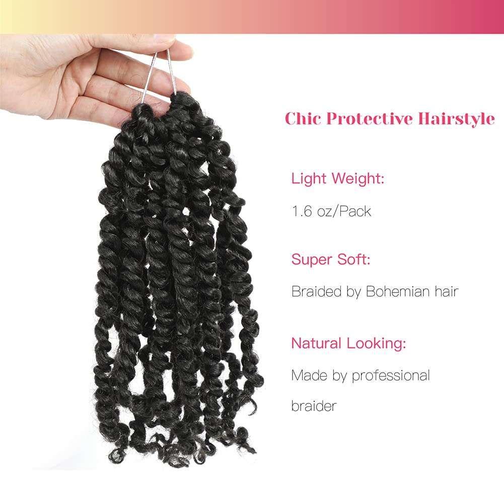 BOHOBABE Passion Twist pre-looped feature for quick installation