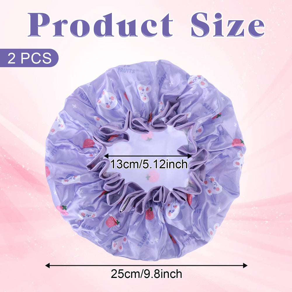 BOHUIZ gorr dor ducha con dibujos divertidos que protegen el cabello