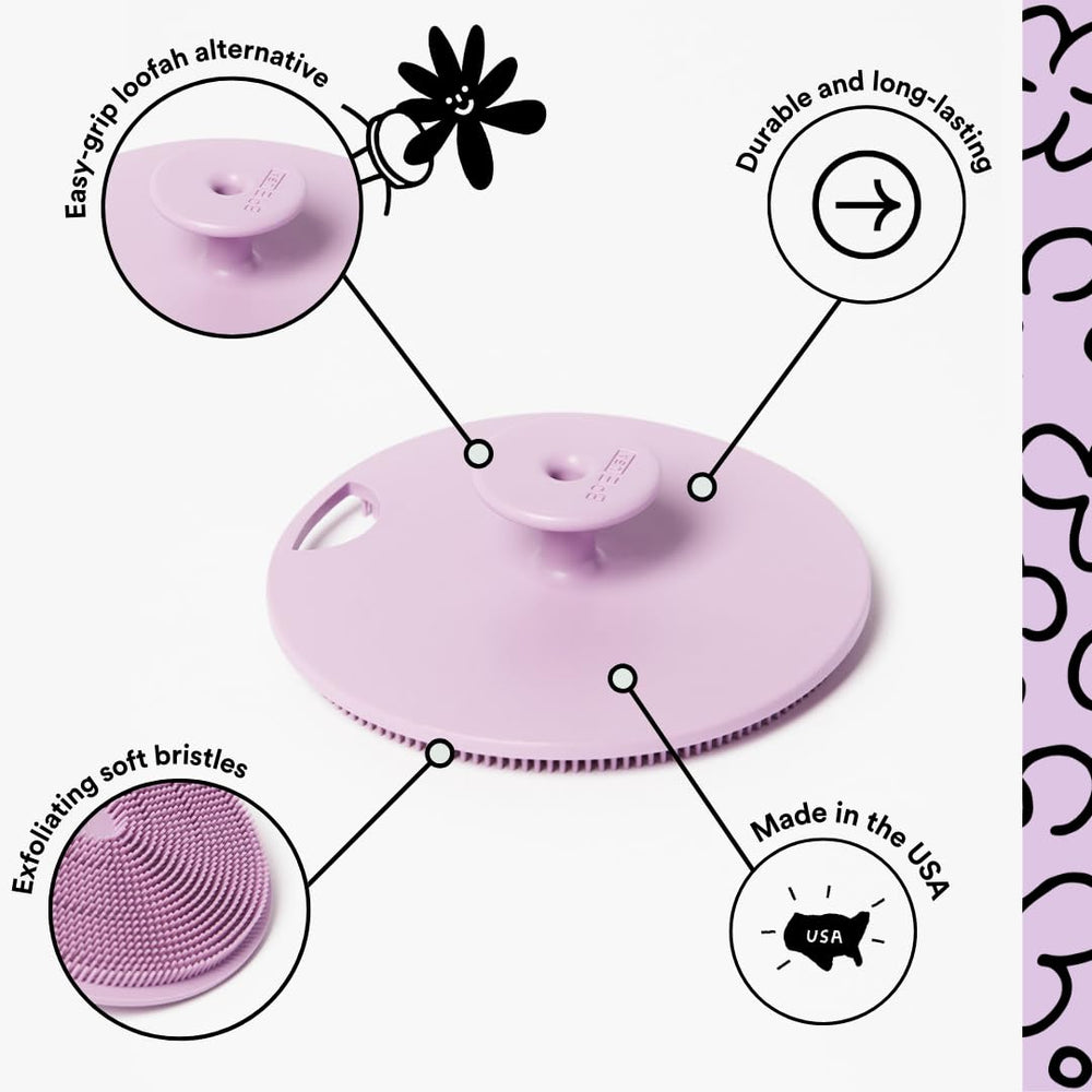 Boie USA travel-friendly body scrubber in a gym bag