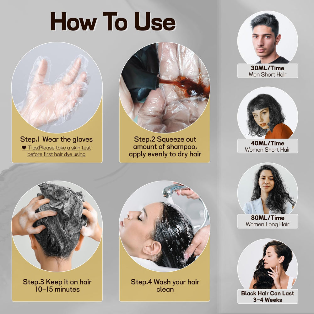 BOJICA champú-tinte 3 en 1 deja cabello suave.