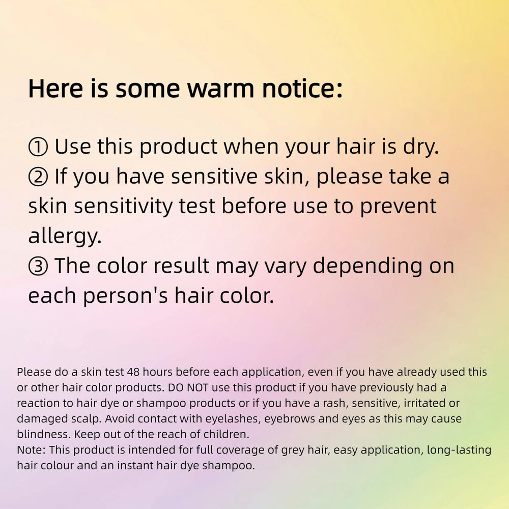 Long-lasting color effect of BOJICA 3 in 1 shampoo over weeks