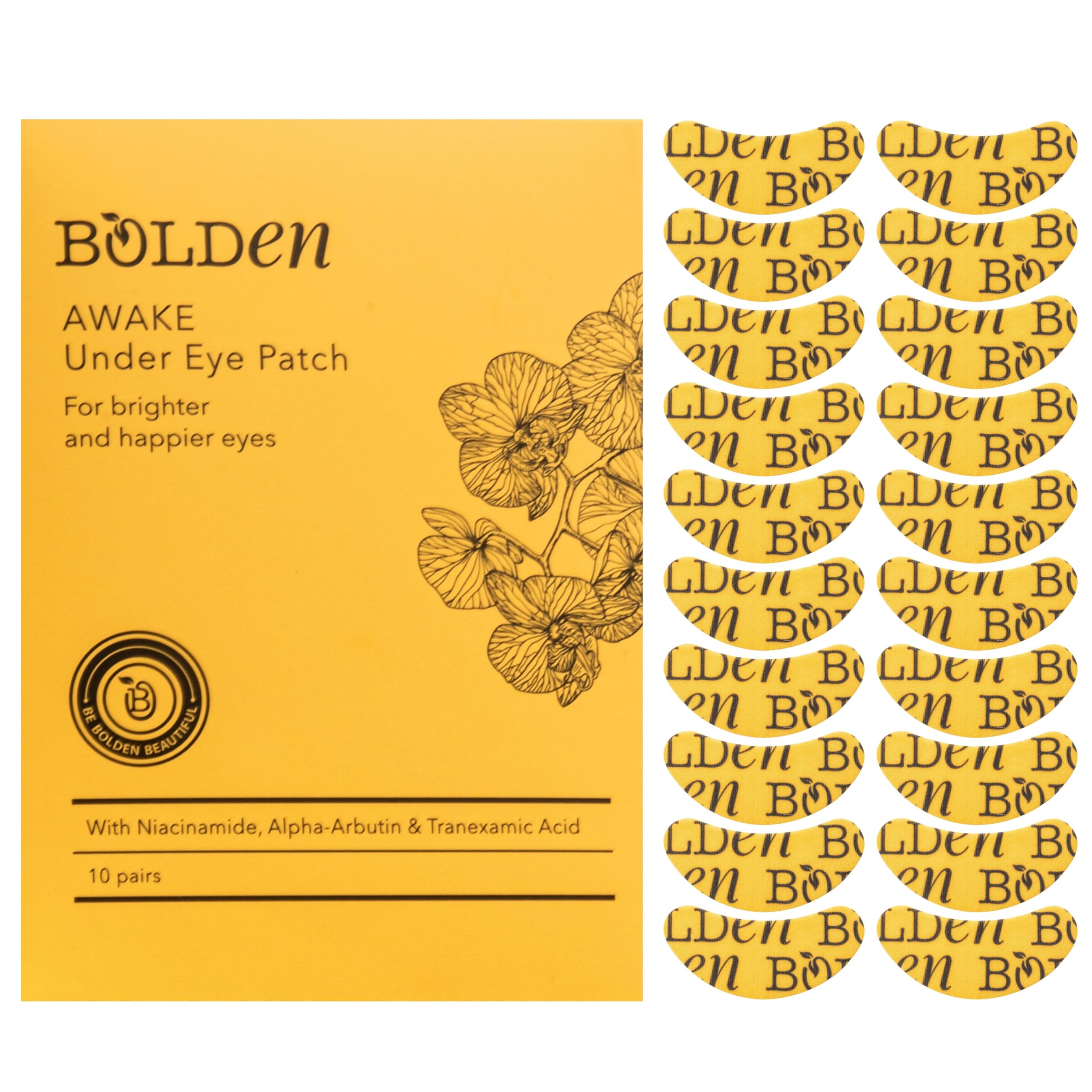 Parches para ojos Bolden Awake despiertan la mirada y reducen ojeras