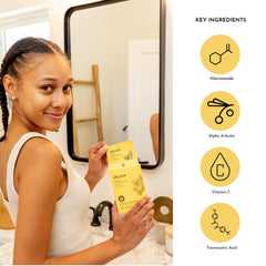 Parches para ojos Bolden Awake sin fragancia, aptos para piel sensible