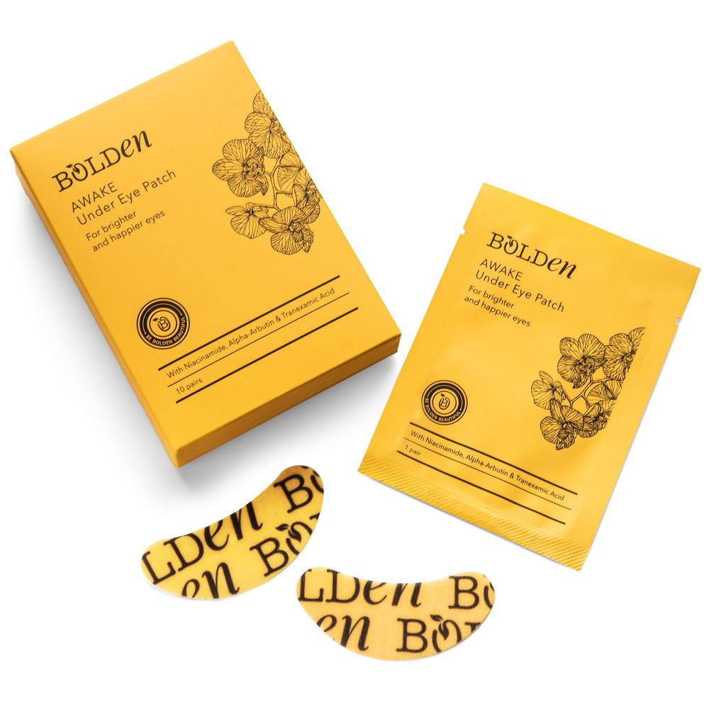 Parches para ojos Bolden Awake ayudan a tono más uniforme con Vitamina C