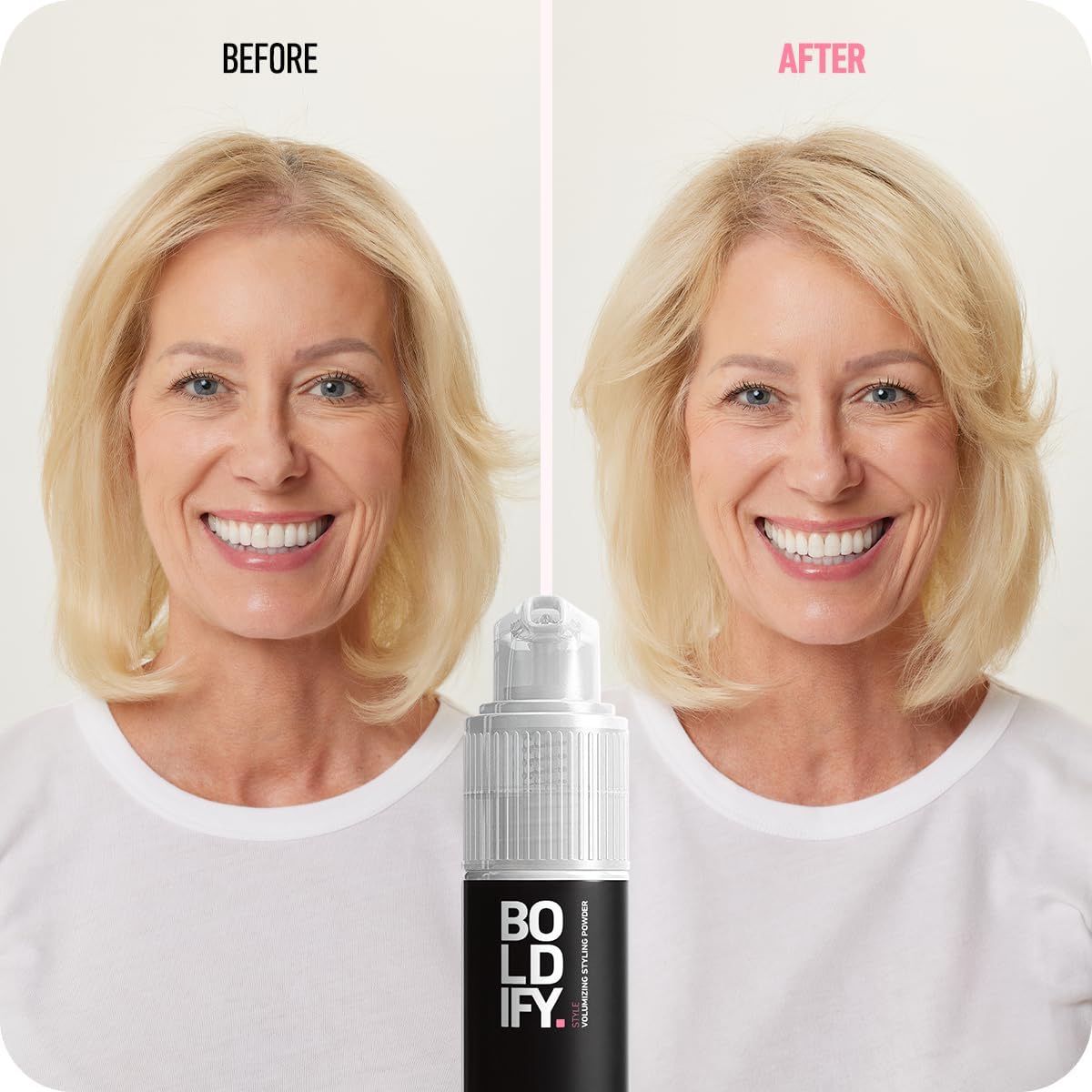 Boldify Acabado mate natural sin residuos visibles.