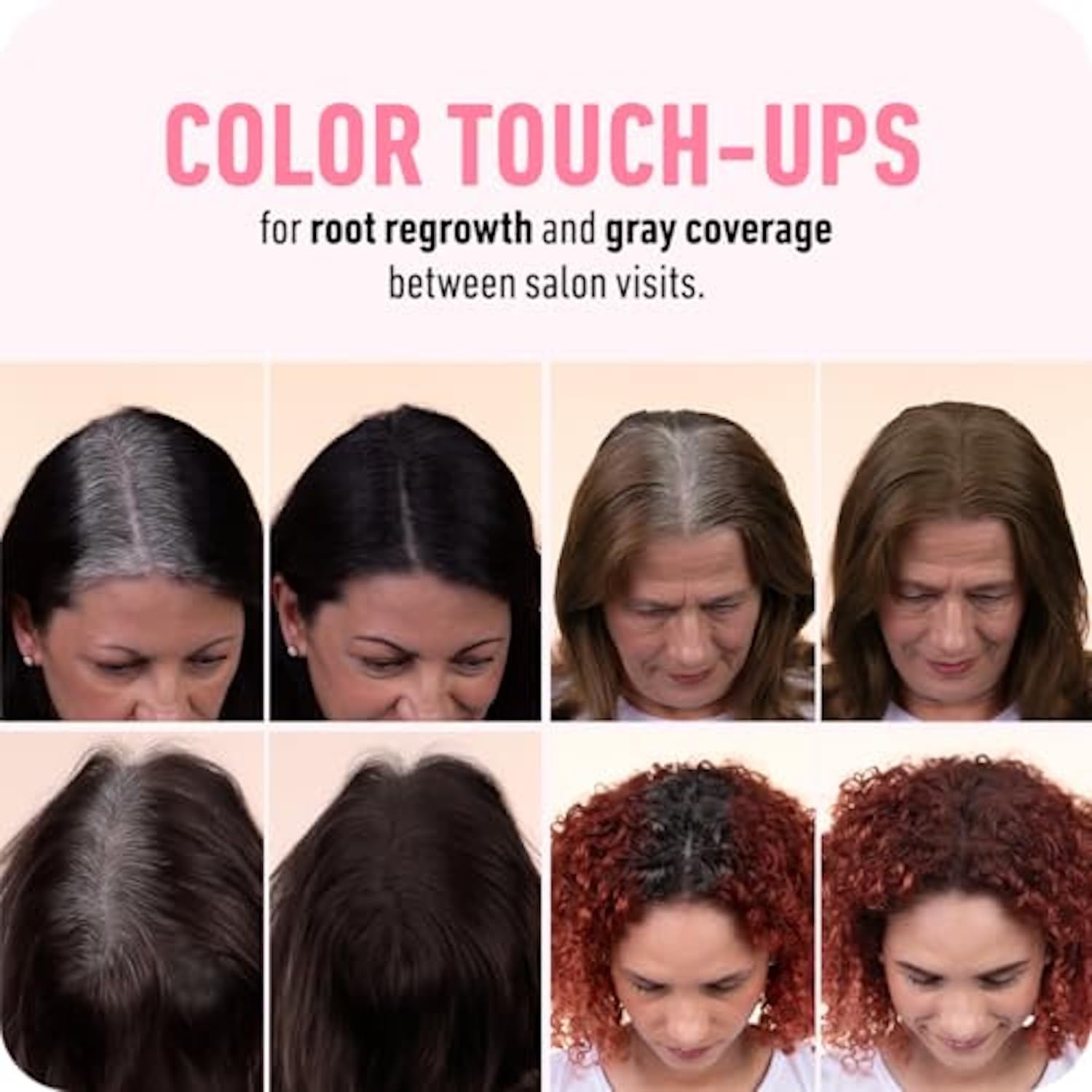 Boldify bald spot concealment demonstrating a fuller-looking scalp.