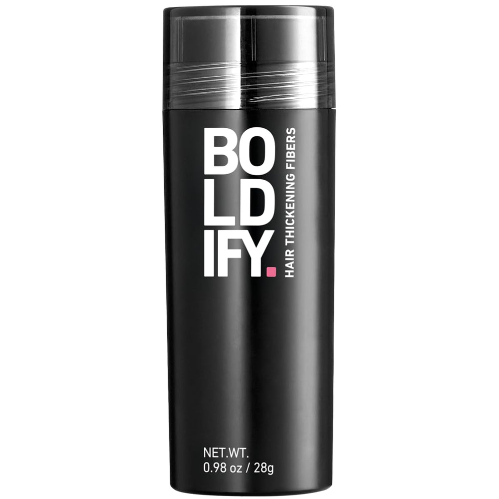 Boldify Fibras Capilares en bote 28 g para cobertura natural.