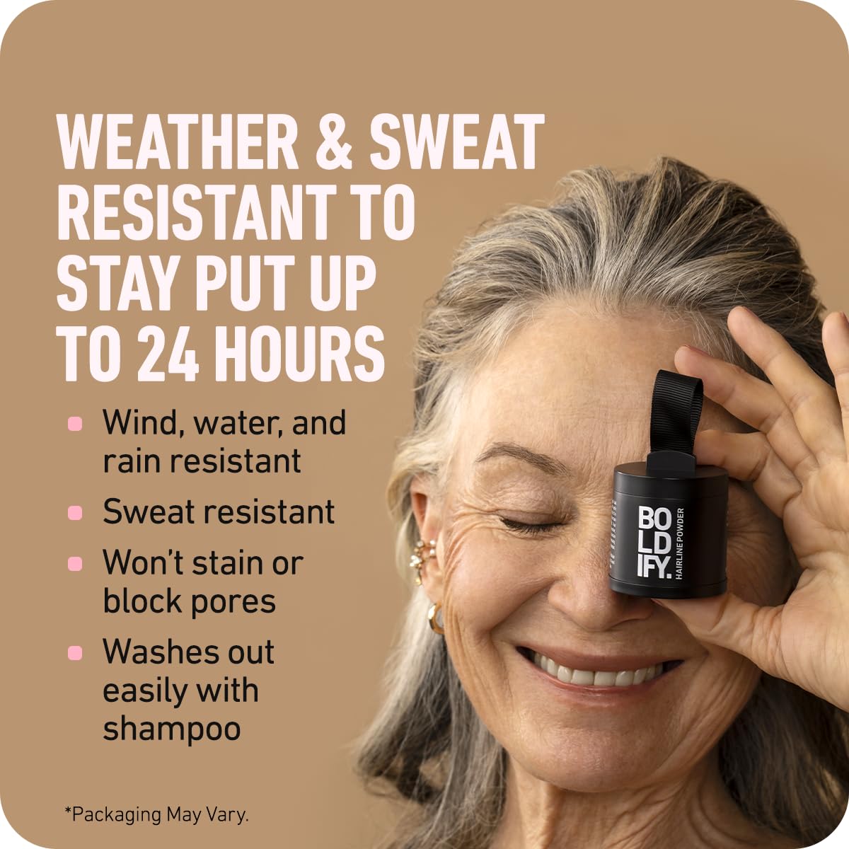 Boldify free shade replacement option helps you adjust for natural results.