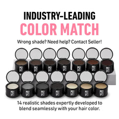 Boldify Hairline Powder on thinning hairline for a fuller look.