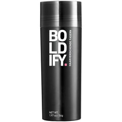 Boldify Hair Fibers shaken over thinning areas for a natural fuller look.
