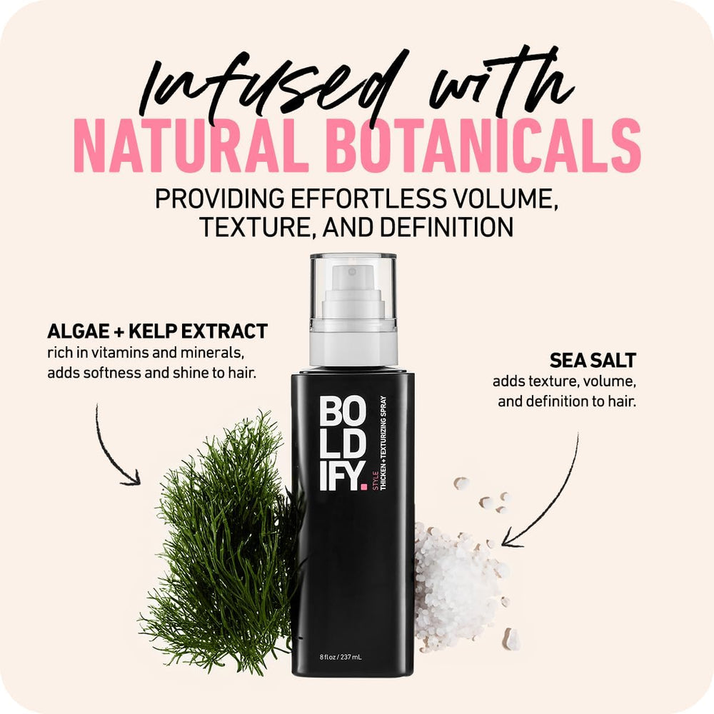 Boldify Light hold spray enabling effortless styling and flexible control.