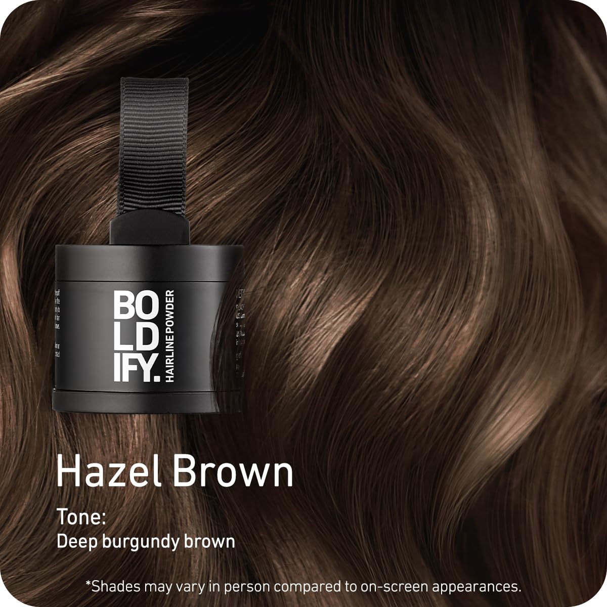 Boldify Hairline Powder applicator dab precision root touchup